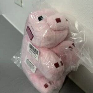 Unknown Brand MINECRAFT Soft Plush Toy Pink Pig 10-11”, New in Package